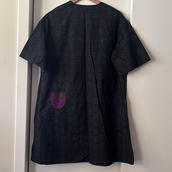 Vintage MARIMEKKO Kihlatasku Shapes Pattern Pocket Icon Dress Size EU 34; US 4/6 - Picture 7 of 7